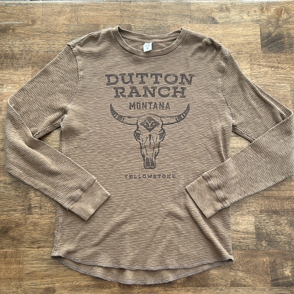 Yellowstone x Lucky Brand Crew Neck Thermal